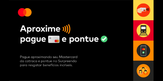 Aproxime, pague e pontue