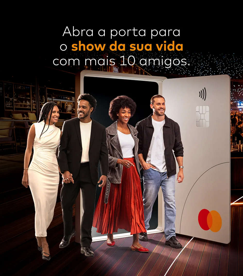 Abra a porta para o show da sua vida em um camarote com mais 10 amigos
