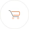 Carrinho de compras representando e-commerce